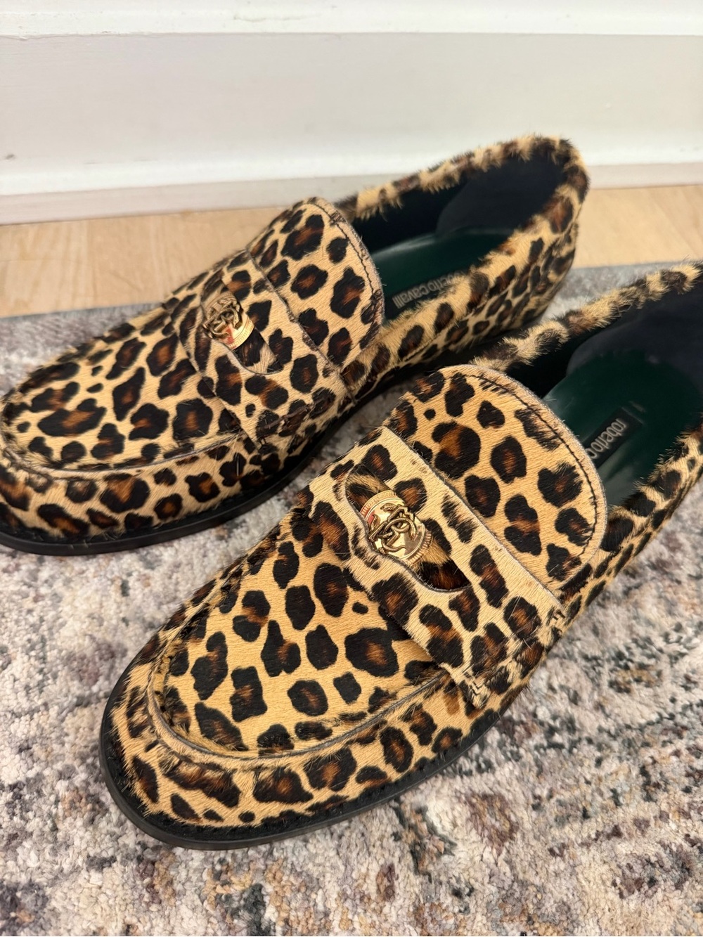 Roberto Cavalli Ponyhair Loafers